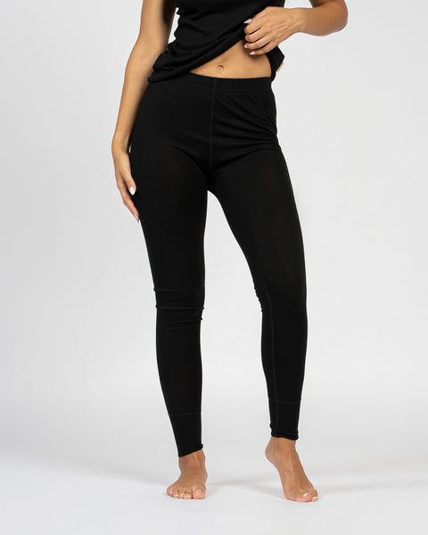 Pantalones de mujer 160 Merino en negro