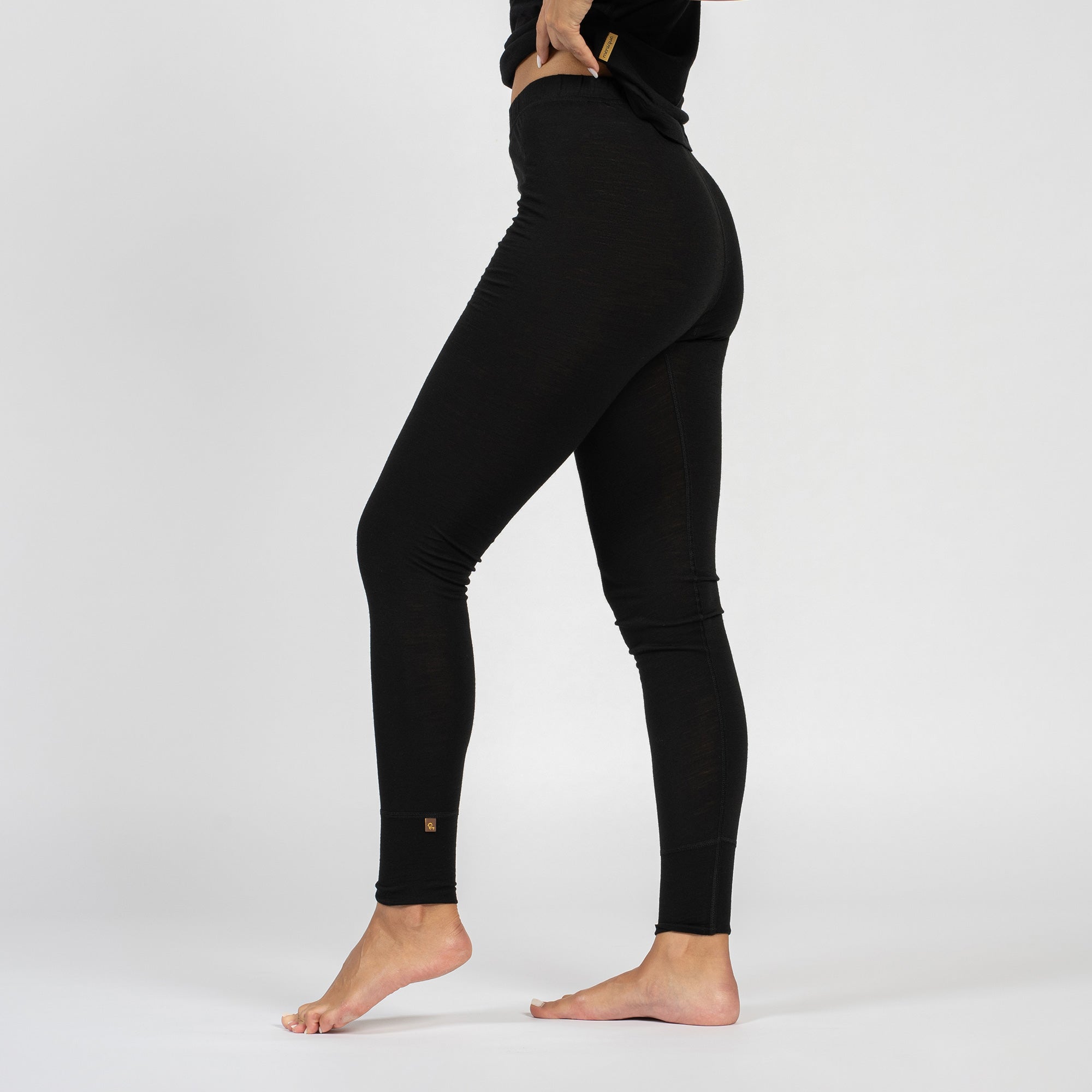 Pantalones de mujer 160 Merino en negro