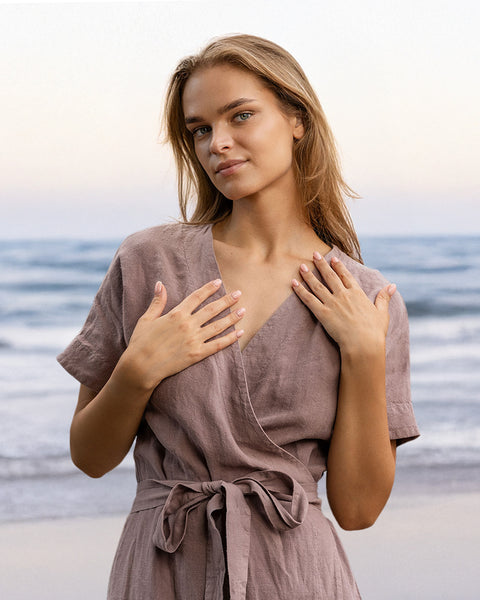 Vestido Envolvente Largo Eleanor