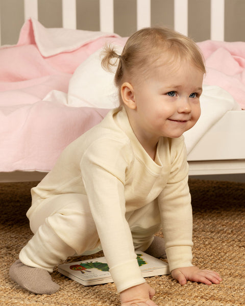 Conjunto de bebé 160 de manga larga y pantalón, 2 piezas