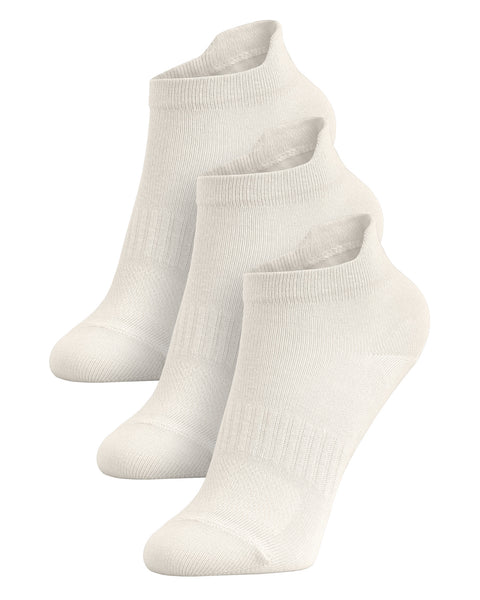 Kids' Light Cotton Ankle Socks 3-Pack