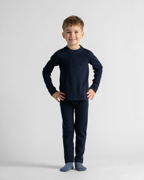 Conjunto infantil de 2 piezas de merino 250: camiseta de manga larga y pantalón