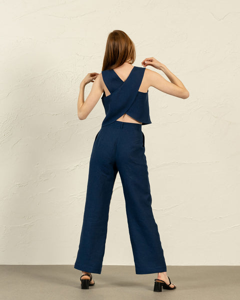 Top corto cruzado Serena