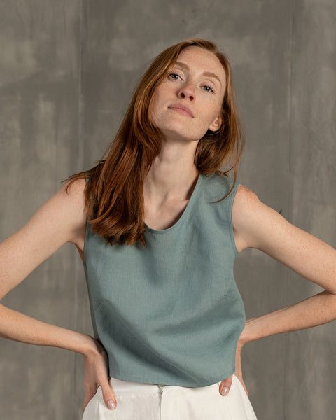 Top corto cruzado Serena