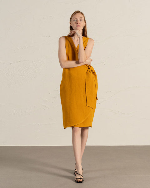 Vestido con lazo lateral Natalie