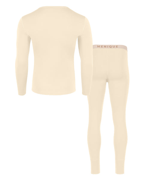 Men's 250 Long Sleeve & Bottom 2-Piece Natural