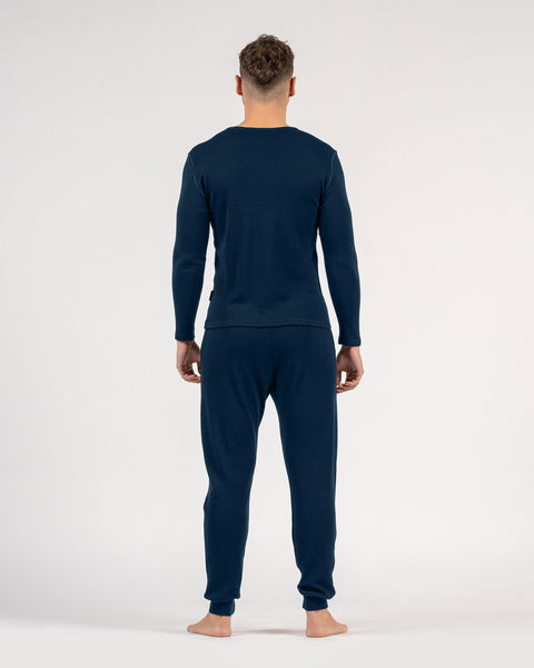 Pantalones deportivos para hombre 250 Merino Azul Oscuro