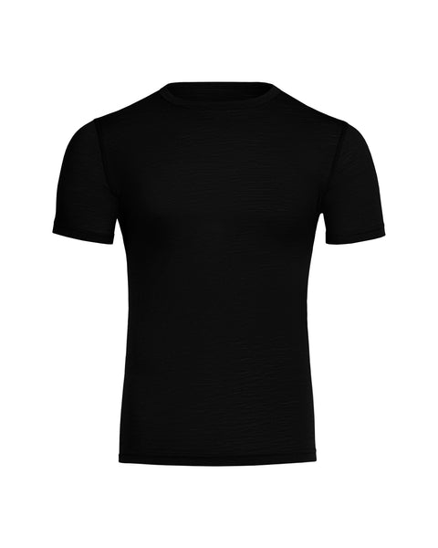 Camiseta y bóxers para hombre, conjunto de 2 piezas, negro