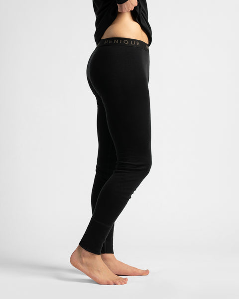 Mallas térmicas de merino 250 para hombre Negro