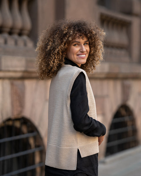 Chaleco de Lana Merina para Mujer ISLA