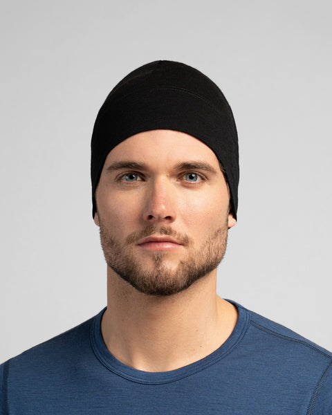 Gorro ajustado para hombre de merino 160gsm