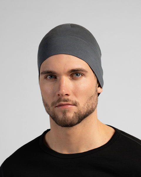 Gorro ajustado para hombre de merino 160gsm