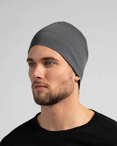 Gorro ajustado para hombre de merino 160gsm