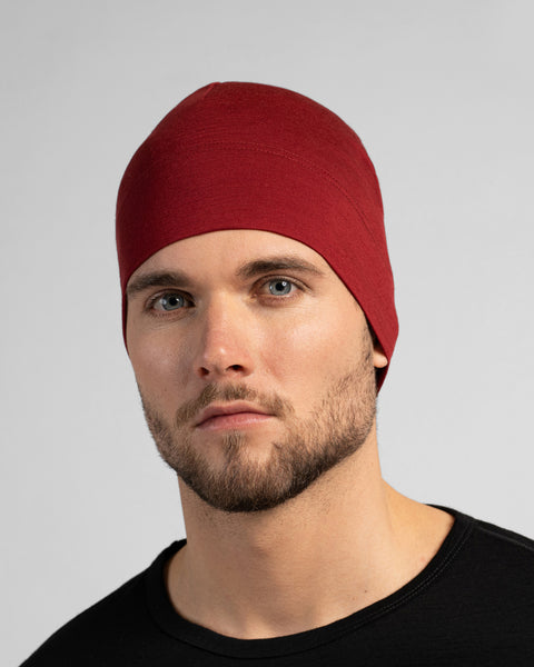 Gorro ajustado para hombre de merino 160gsm