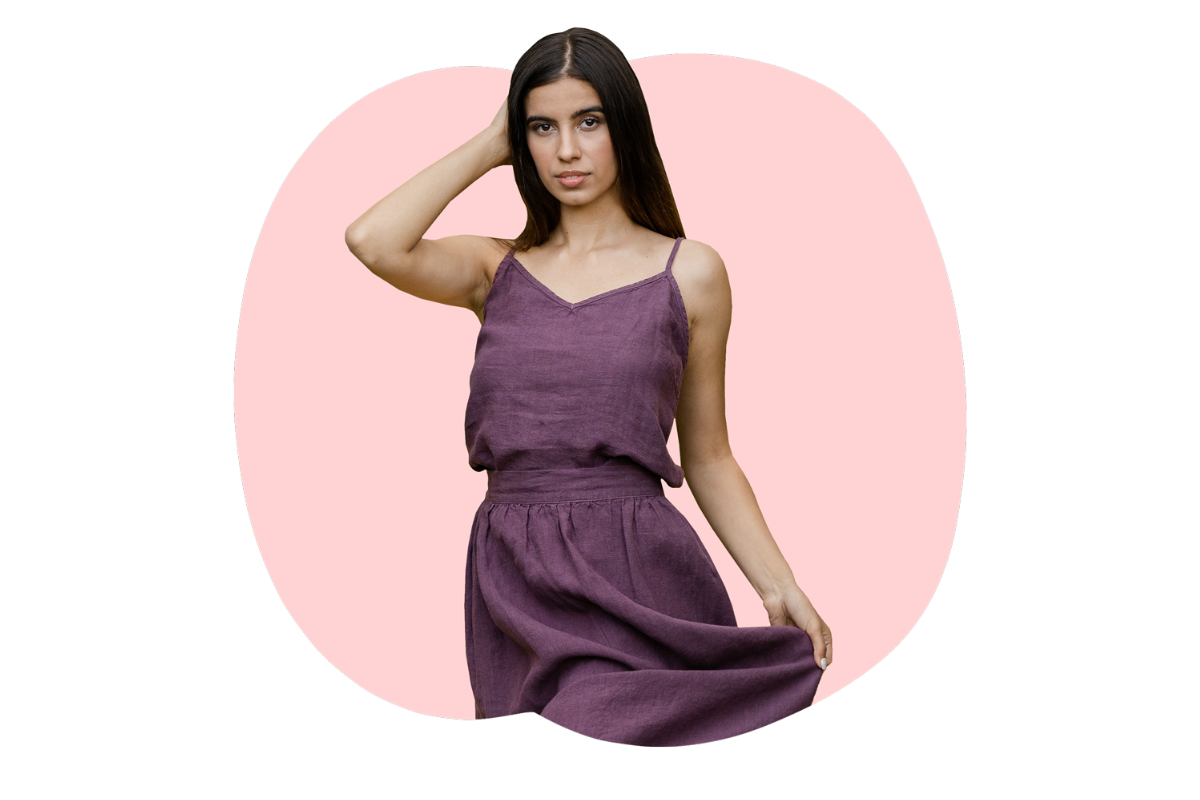 Ropa de lino para mujeres, qué tipo de blusas usar cuando tienes figura de manzana