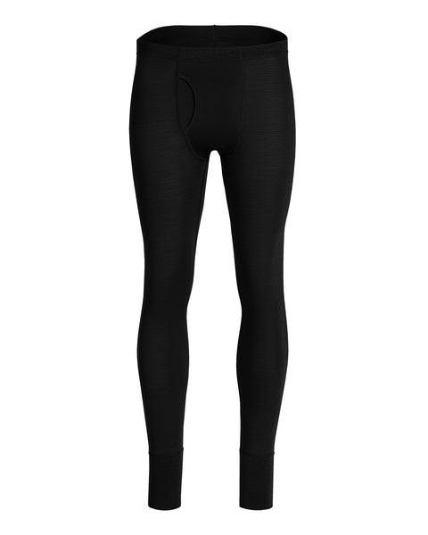 menique Men's Merino 160 Pants Black Color Front