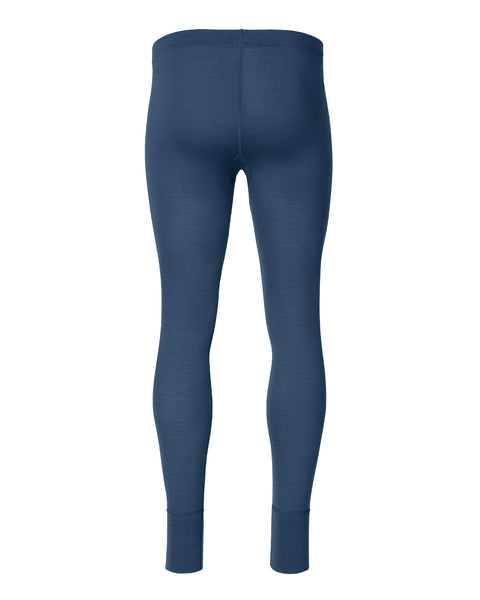 menique Pantalones de Merino 160 para Hombre Color Denim Vista Posterior