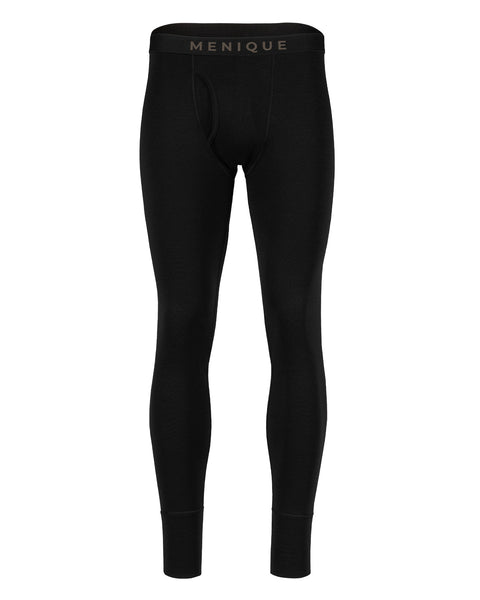 Pantalones para hombre 250 Merino Rub Negro Frente
