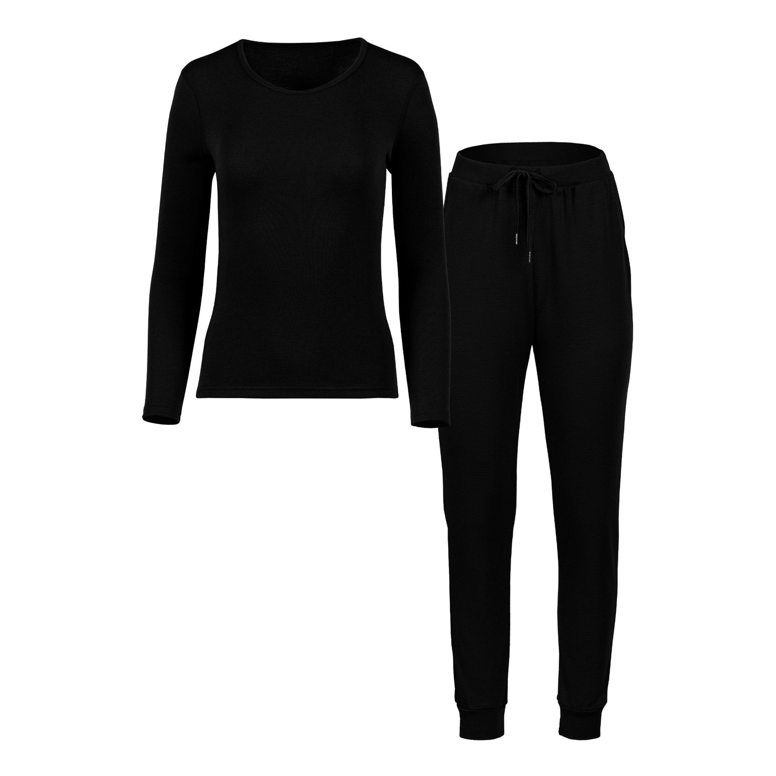 Conjunto de camiseta de manga larga y pantalones deportivos para mujer