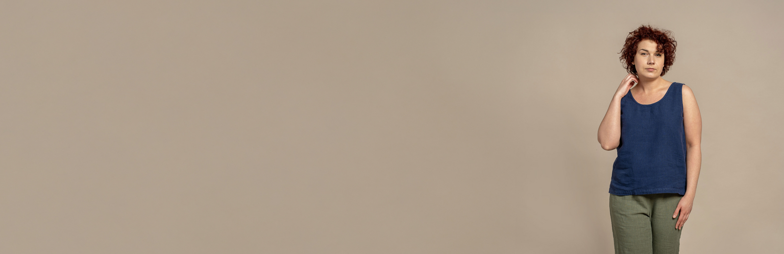 Banner de figura de manzana