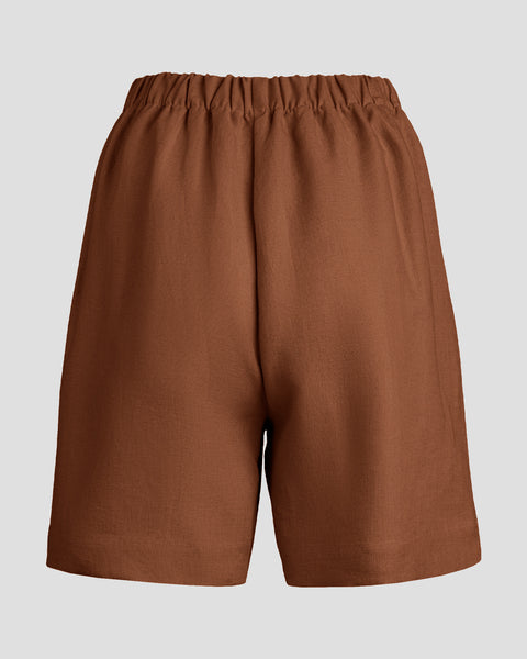 Imagen del reverso de los pantalones cortos.