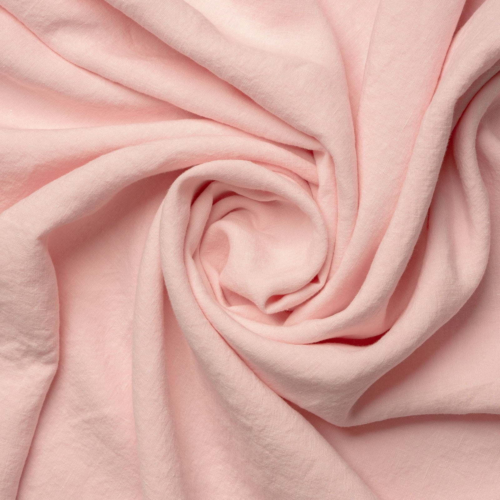 Manta doble de lino para niños en rosa empolvado