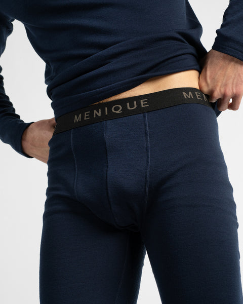 Conjunto de 2 piezas para hombre de manga larga y pantalón 250 Azul marino