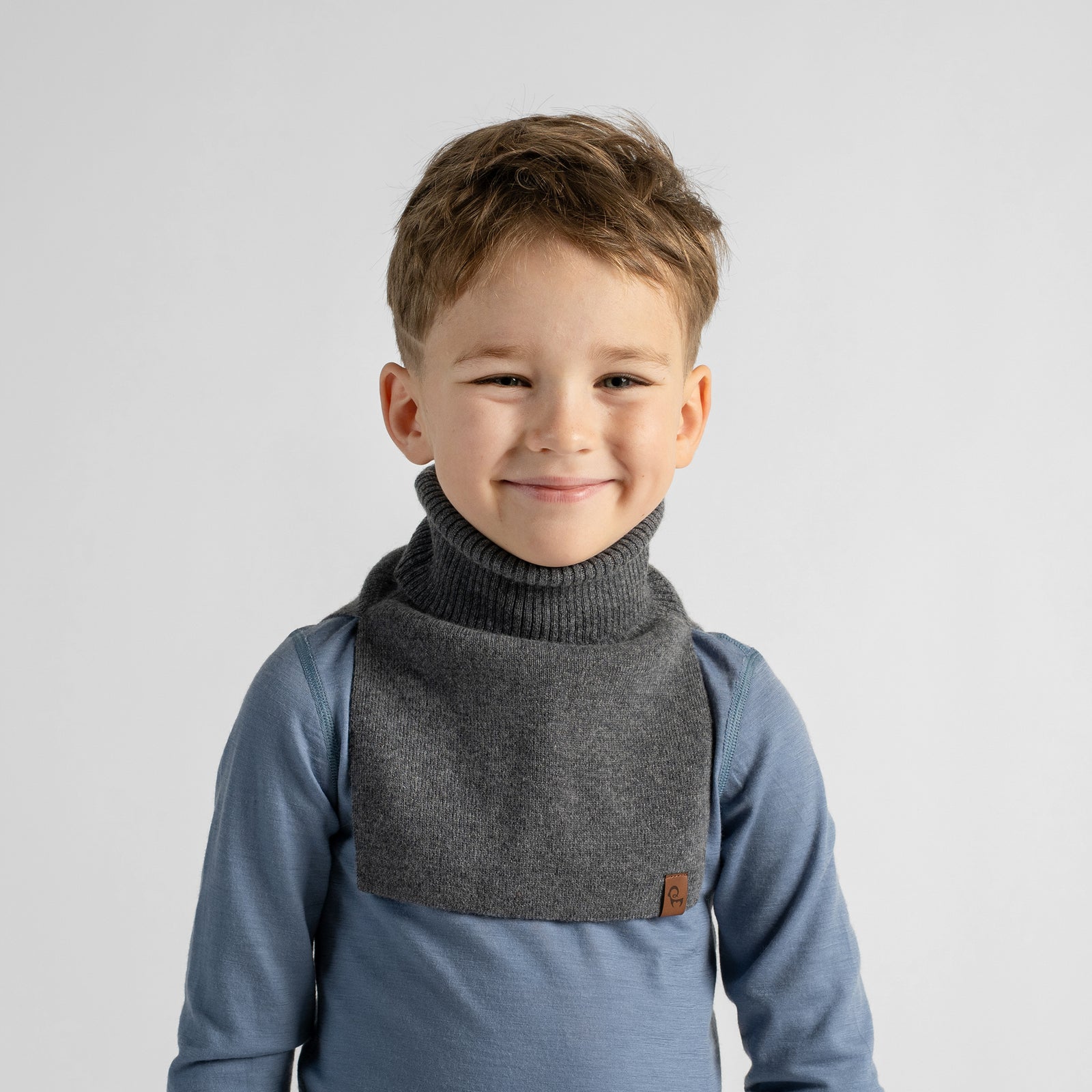 Calentador de Cuello de Punto para Niños Mezcla de Cachemira