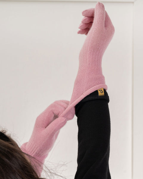 Guantes de punto para niños de algodón