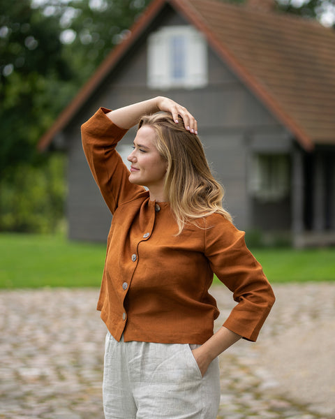 Chaqueta de Lino Europea Alice