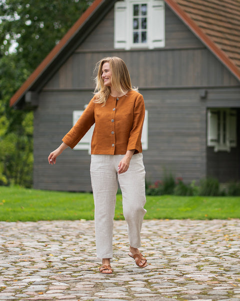 Chaqueta de Lino Europea Alice