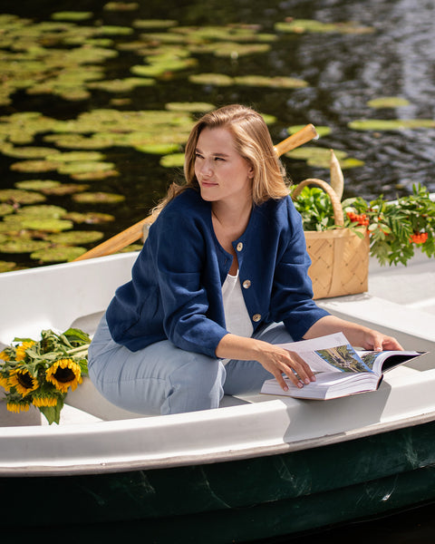 Chaqueta de Lino Europea Alice