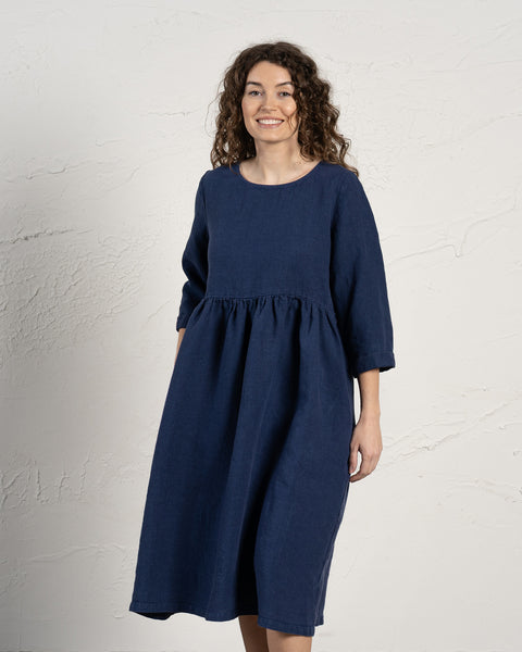 Smock Dress Lucy Storm Blue