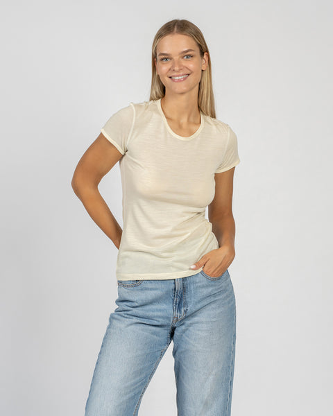 Camiseta Natural para Mujer 160 Merino
