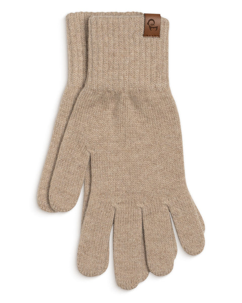 Packshot of menique women's short gloves in the color creamy beige in the white background