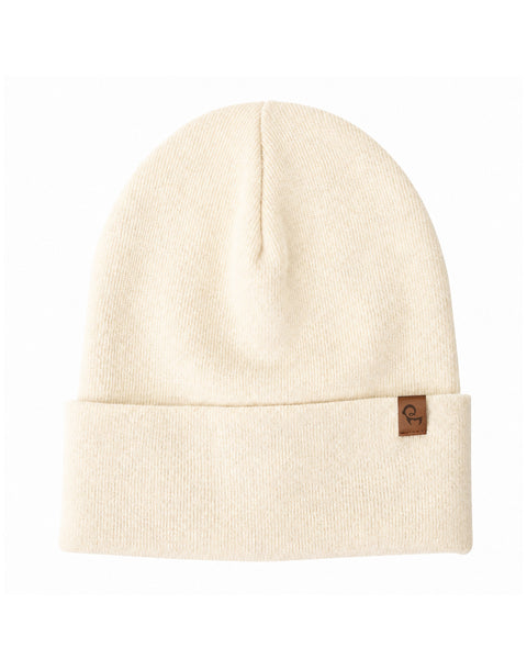 Gorro de punto para mujer de lana merina