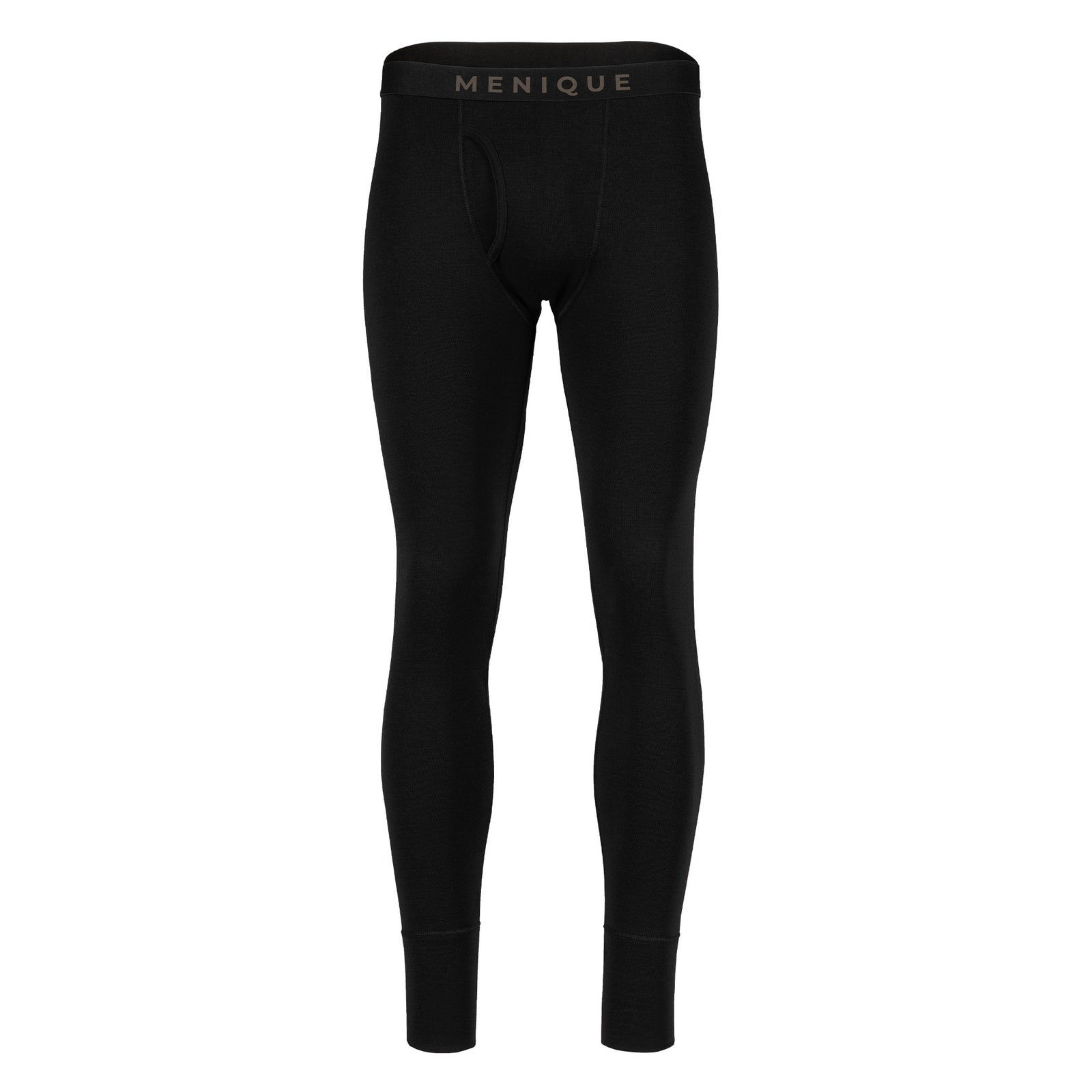 Pantalones para hombre 250 Merino Negro Rubí