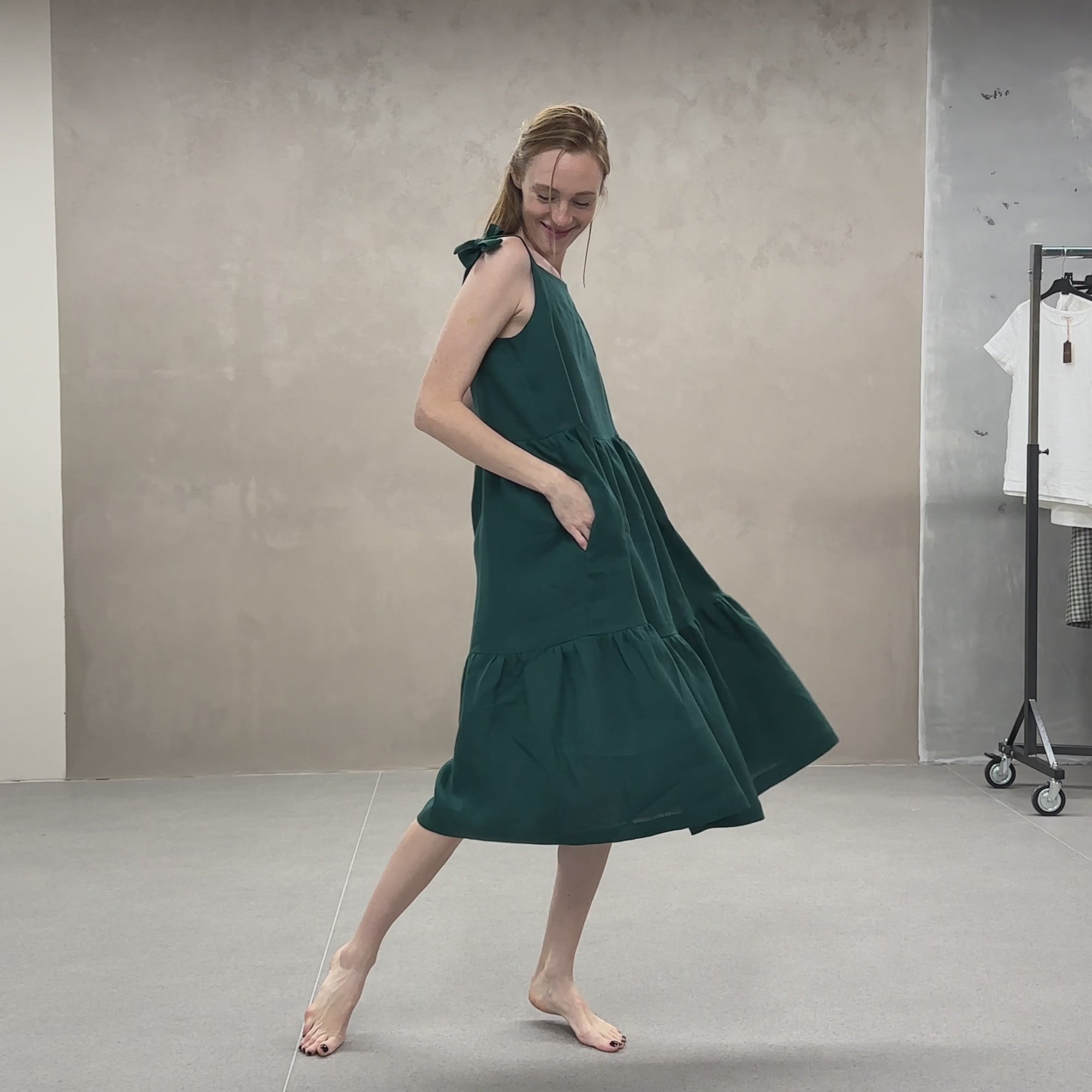 Vestido Pichi de Lino Uma