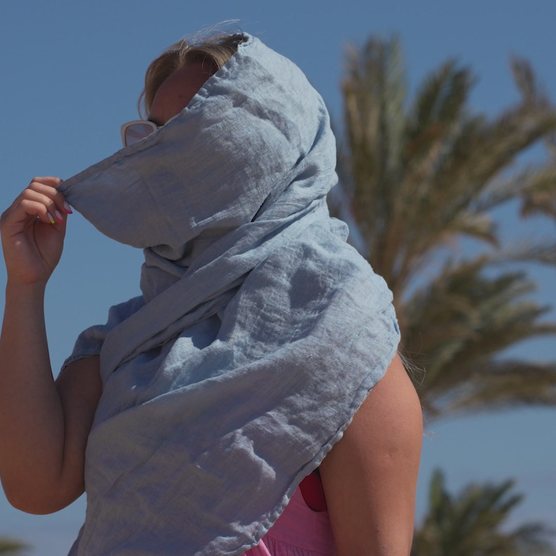 Unisex Premium Linen Scarf