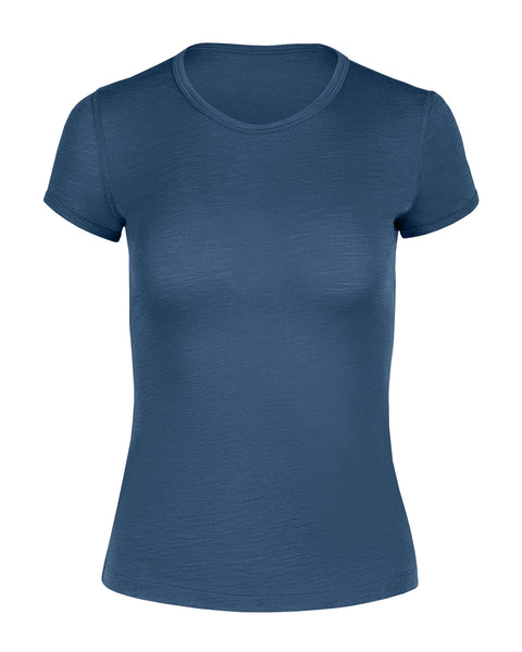 Camiseta de mujer 160 Merino Denim