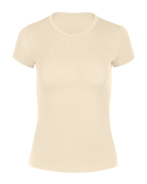 Camiseta Natural para Mujer 160 Merino