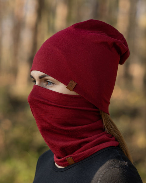 Women's Merino Beanie &amp; Gaiter 2-Piece